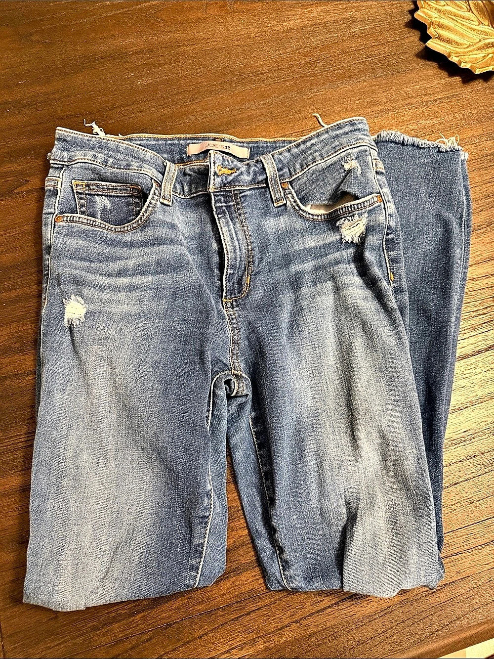 Joe's Distressed Skinny Jeans Waist 29 in Blue
